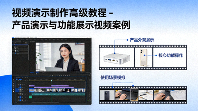 视频演示制作高级教程 - 产品演示与功能展示视频案例